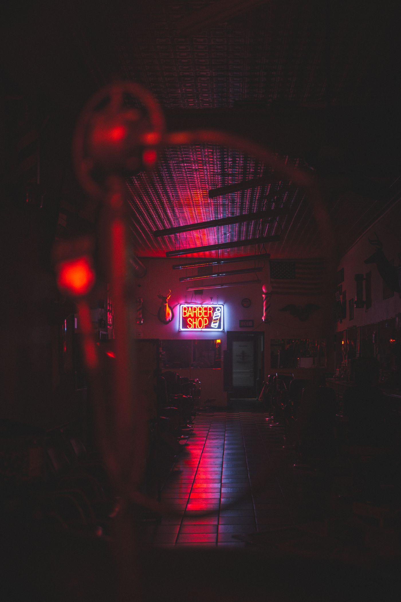 Interior barbershop